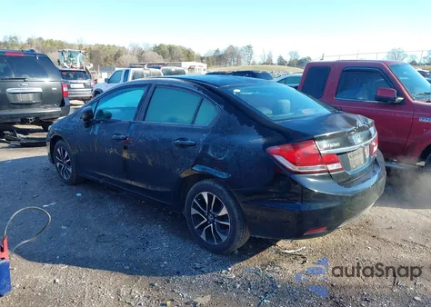 2015 Honda Civic Ex из США, поврежденный, VIN 19XFB2F84FE251875